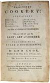 COOKERY  COOK, ANN. Professed Cookery.  1760?